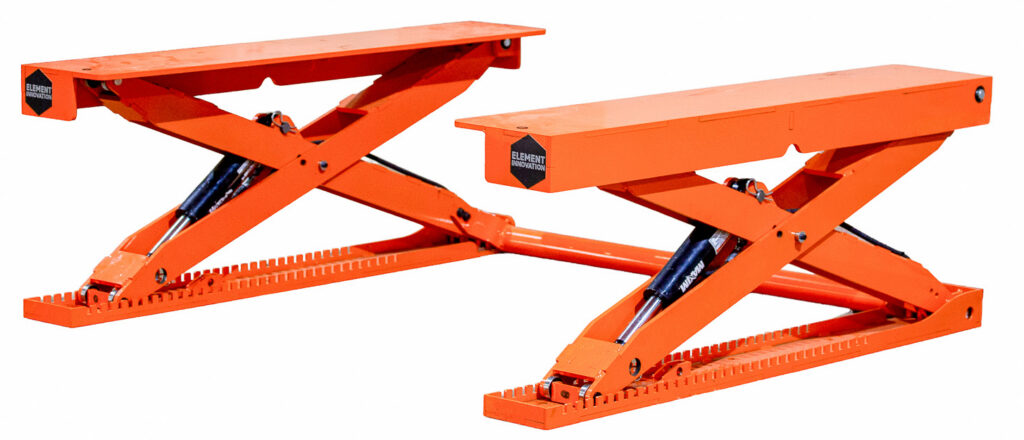 amr flexlift p&d stand, which has a lift option, side bellows, docking targets and controls.
