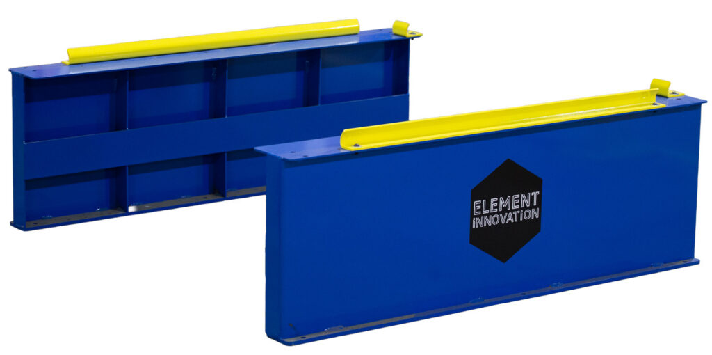 blue p&d stand