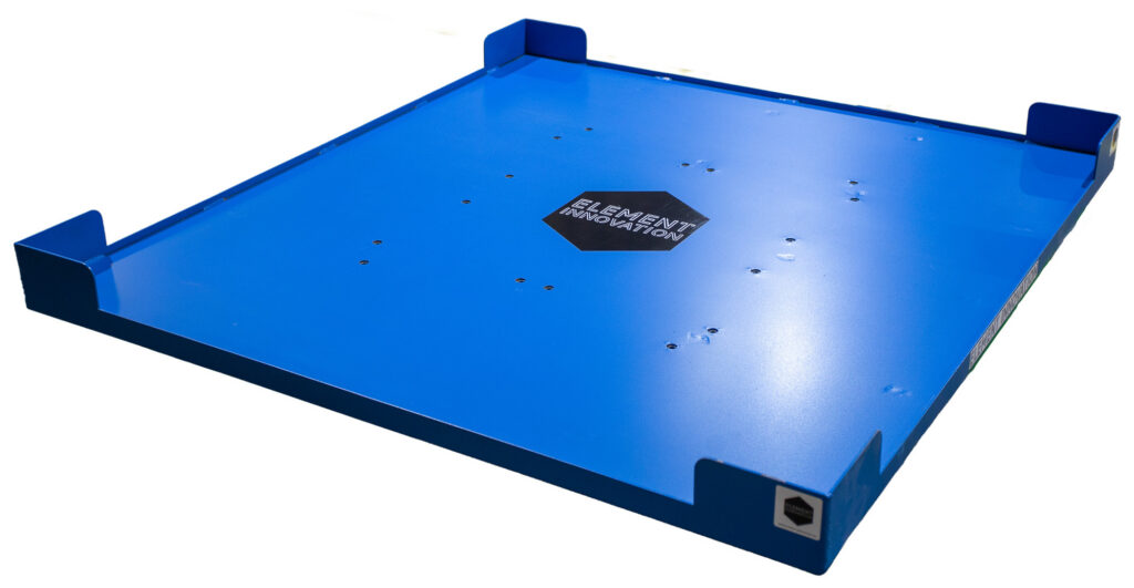 blue basic amr carry plate for amr or fork lift