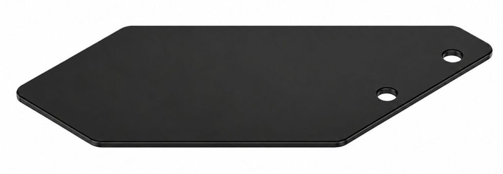 black armor plate
