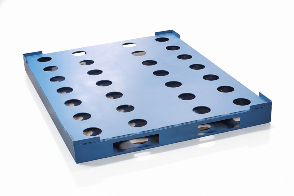 blue heavy-duty amr carry plate