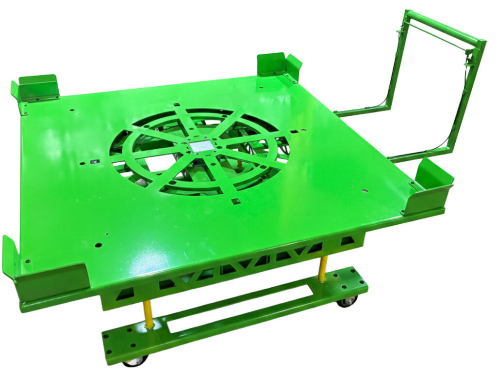 amr cart with a handle for manual and amr use